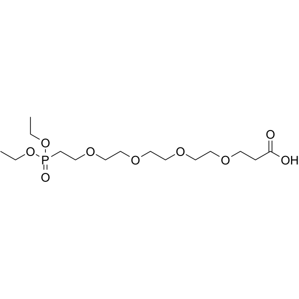 Carboxy-PEG4-phosphonic acid ethyl ester 1964503-39-6